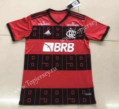 Classic Version Flamengo Home Red and Black Thailand Soccer Jersey AAA-809