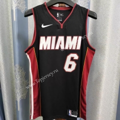 Miami Heat Black #6 NBA Jersey-311