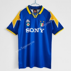 Retro Version 1995-96 Juventus Away Blue Thailand Soccer Jersey AAA-C1046