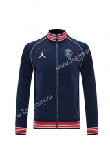 2021-2022 Jordan Paris SG Royal Blue Thailand Soccer Jacket -LH