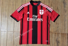 Retro Version 14-15 AC Milan Home Red&Black Thailand Soccer Jersey AAA