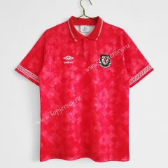 Retro Version 90-92 Wales Home Red Thailand Soccer Jersey AAA-C1046