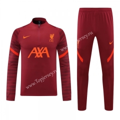 2021-2022 Liverpool Red Thailand Soccer Tracksuit-418