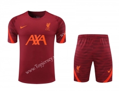 2021-2022 Liverpool Red Thailand Training Soccer Uniform AAA-418