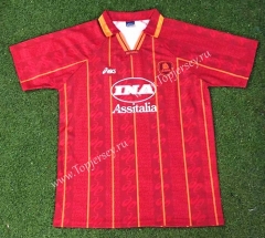 Retro Version 96-97 Roma Home Red Thailand Soccer Jersey AAA-503