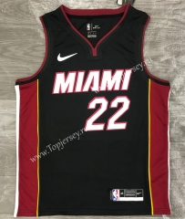 Miami Heat Black V Collar #22 NBA Jersey-311