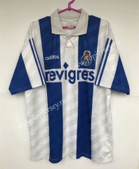 Retro Version 95-97 Porto Home Blue&White Thailand Soccer Jersey AAA-503