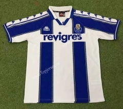 Retro Version 97-99 Porto Home Blue&White Thailand Soccer Jersey AAA-503