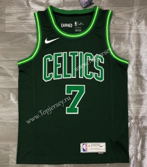 2021-2022 Earned Edition Boston Celtics Dark Green #7 NBA Jersey-311