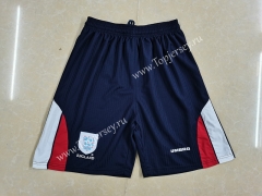 Retro Version England Royal Blue Thailand Soccer Shorts-C1046