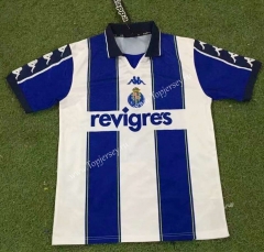 Retro Version 99-00 Porto Home Blue&White Thailand Soccer Jersey AAA-503