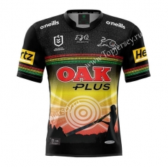 2021 Panthers Black&Yellow Thailand Rugby Jersey