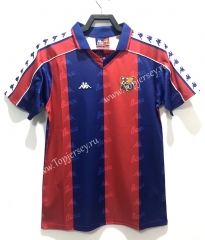 Retro Version 92-95 Barcelona Home Red&Blue Thailand Soccer Jersey AAA-811