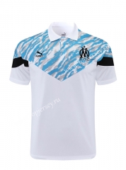 2021-2022 Olympique de Marseille White Thailand Polo Shirt-418