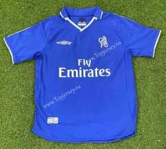 Retro Version 01-03 Chelsea Home Blue Thailand Soccer Jersey AAA-503