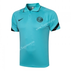 2021-2022 Inter Milan Light Blue Thailand Polo Shirt-815