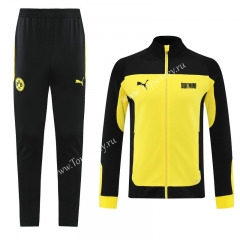 2021-2022 Borussia Dortmund Yellow&Black Thailand Soccer Jacket Uniform-LH