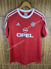 Retro Version 2000-2001 Bayern München Home Red Thailand Soccer Jersey AAA-SL