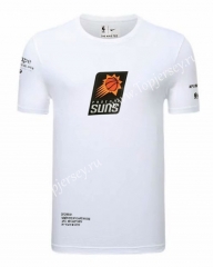 Phoenix Suns White NBA Cotton T-shirt-CS