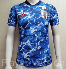 Player Version 2021-2022 Japan Home Blue Thailand Soccer Jersey AAA-807