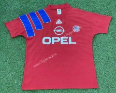 Retro Version 91-93 Bayern München Home Red Thailand Soccer Jersey AAA-503