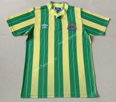 Retro Version 1998 Newcastle United Away Yellow&Green Thailand Soccer Jersey AAA-AY