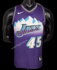 Utah Jazz Purple #45 NBA Jersey-609