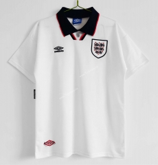 Retro Version 94-95 England Home White Thailand Soccer Jersey AAA-C1046