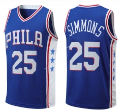 Philadelphia 76ers Blue #25 NBA Jersey-SJ