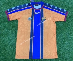 Retro Version 97-98 Barcelona Blue&Orange Thailand Soccer Jersey AAA-407