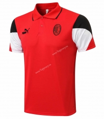 2021-2022 AC Milan Red Thailand Polo Shirt-815