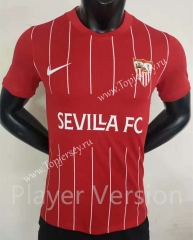 Player Version 2021-2022 Sevilla Away Red Thailand Soccer Jersey AAA