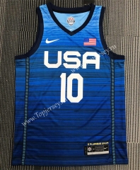 2021 Olympics USA Blue #10 NBA Jersey-311