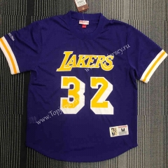 Los Angeles Lakers Purple #32 NBA Shirt-311