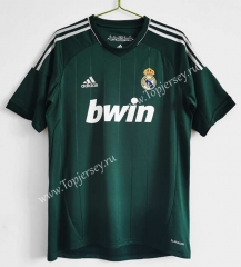 Retro Version 12-13 Real Madrid 2nd Away Green Thailand Soccer Jersey AAA-609