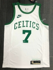 Retro Edition 75th Anniversary Boston Celtics White #7 NBA Jersey-311