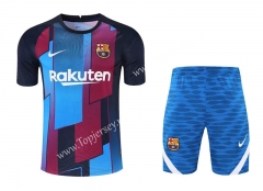 2021-2022 Barcelona Red&Blue Thailand Training Soccer Uniform-418