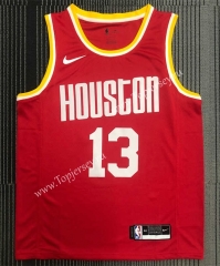 Retro Version Houston Rockets Red #13 NBA Jersey-311