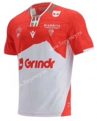2021-2022 Biarritz Red&White Thailand Rugby Shirt