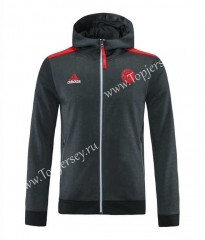 2021-2022 Bayern München Gray Thailand Soccer Jacket With Hat-LH