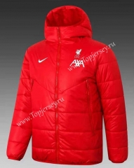 2021-2022 Liverpool Red Cotton Coat With Hat-GDP