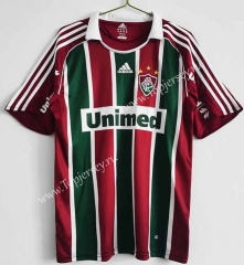 Retro Version 08-09 Fluminense de Feira Home Red&Green Thailand Soccer Jersey AAA-C1046