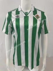 Retro Version 94-95 Real Betis Home White&Green Thailand Soccer Jersey-503