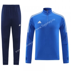 Adidas Camouflage Blue Thailand Soccer Tracksuit-LH