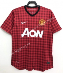 12-13 Manchester United Home Red Thailand Soccer Jersey AAA-811