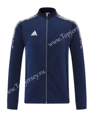 2021-2022 Royal Blue Thailand Soccer Jacket-LH