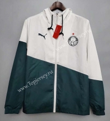 2021-2022 SE Palmeiras White&Green Trench Coats With Hat-WD