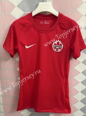 2022-2023 Canada Home Red Women Thailand Soccer Jersey AAA-9171