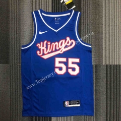 Sacramento Kings Blue #55 NBA Jersey-311