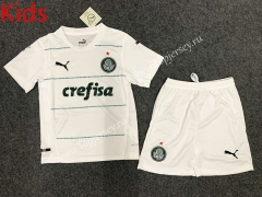 2022-2023 Palmeiras Away White Kids/Youth Soccer Uniform-GB